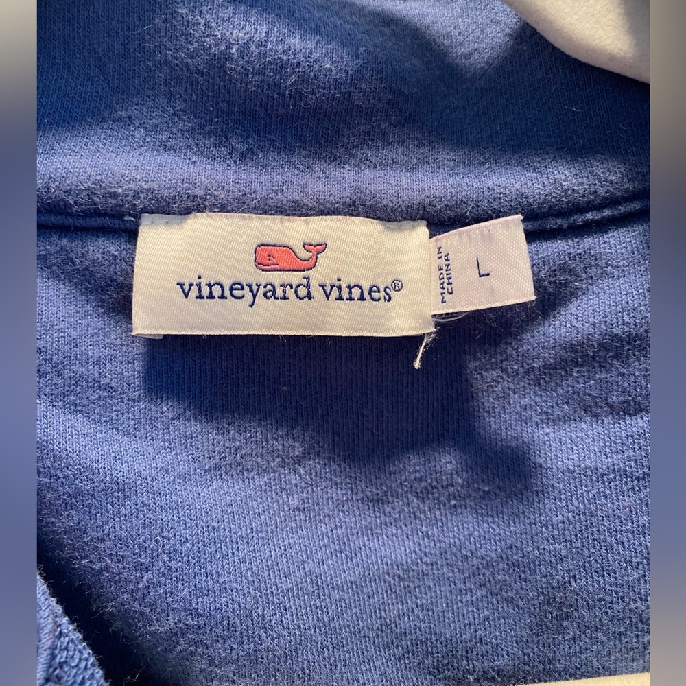 Vineyard Vines- Patchwork Christmas Quarter Zip S… - image 4